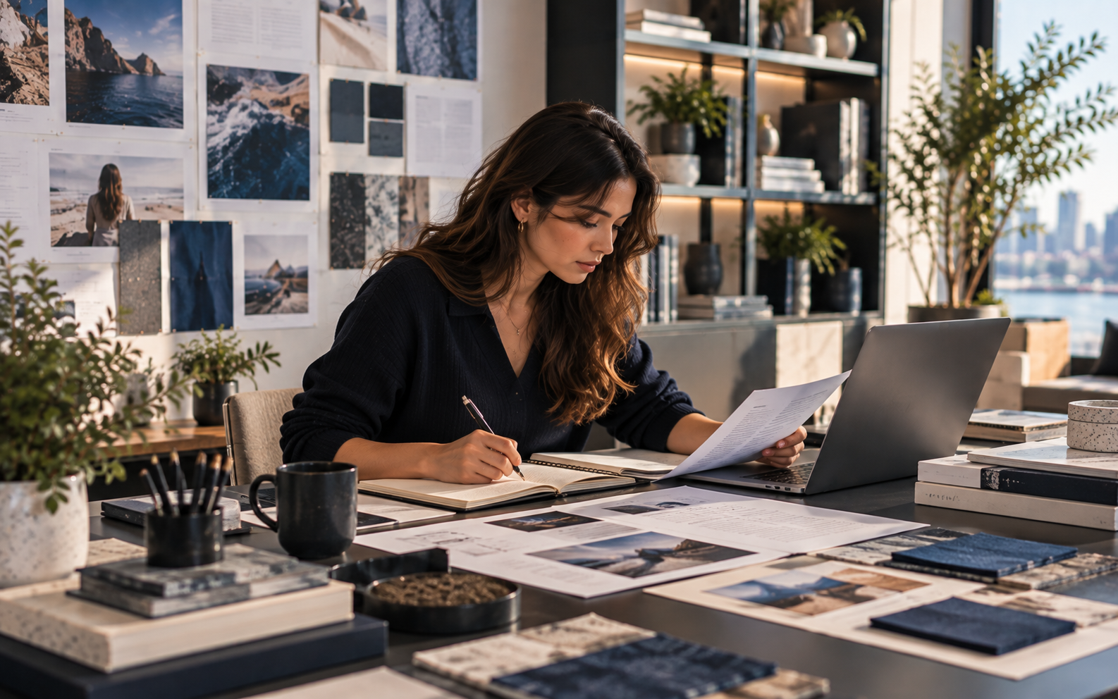 Creative design team developing ecommerce brand and campaign visuals